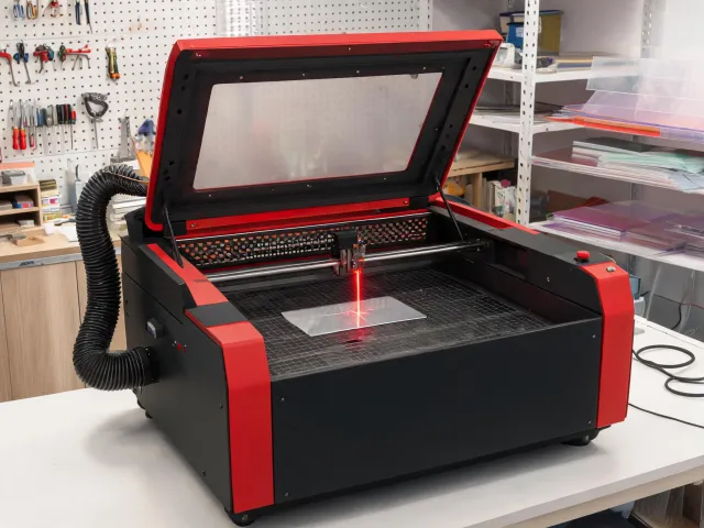 CO2 laser cutting table for acrylic and wood